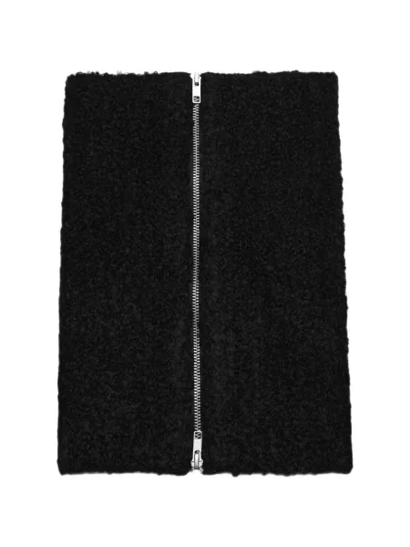 Fleece κασκόλ Mm6 Maison Margiela μαύρο