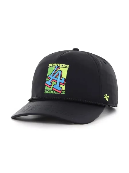Шапка с козирка 47 brand MLB LA Dodgers Sundale с апликация черно
