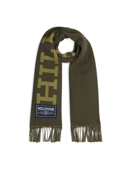 Зимен шал Tommy Hilfiger зелено