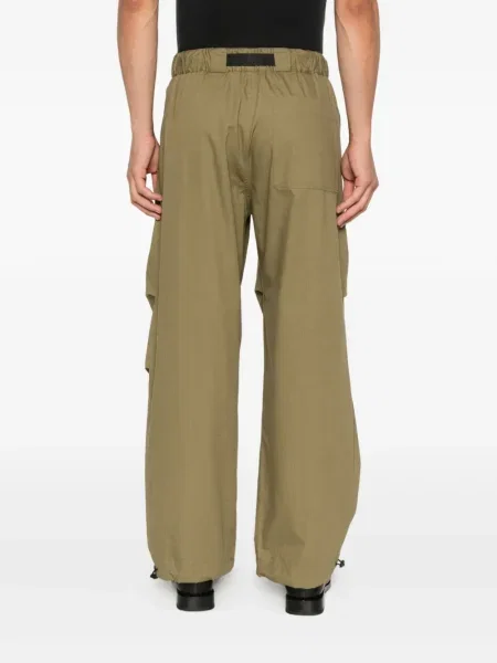 Cu centură pantaloni Studio Nicholson verde