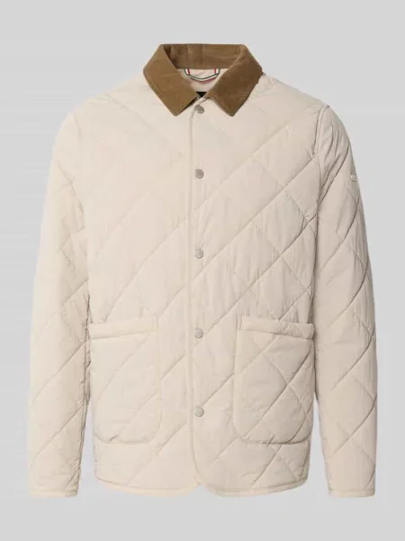 Kurtka w kroju regular fit z efektem pikowania model Rapid' Cinque granatowa