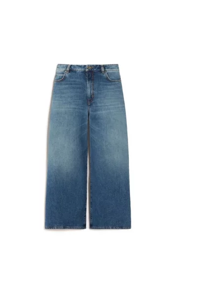 Jeansy Weekend Max Mara niebieskie