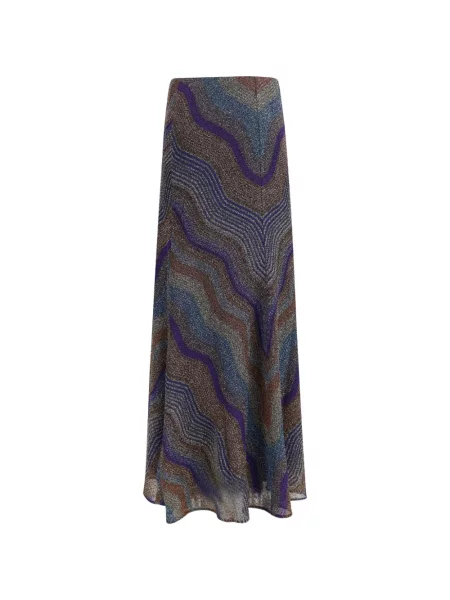 Fusta maxi Missoni tricotate maro