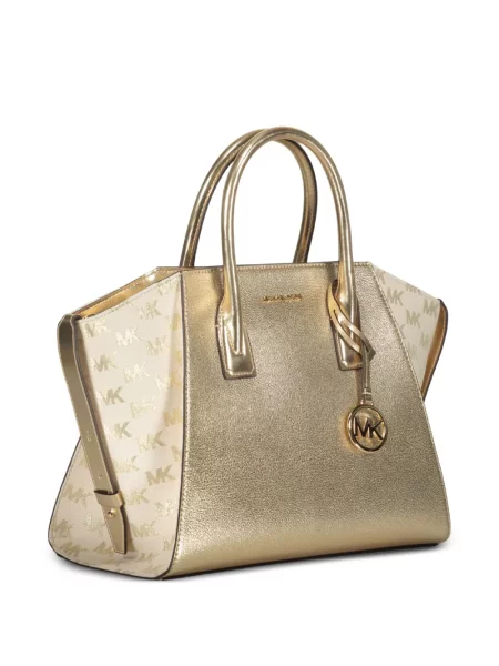 Geanta de piele Michael Kors din piele galben