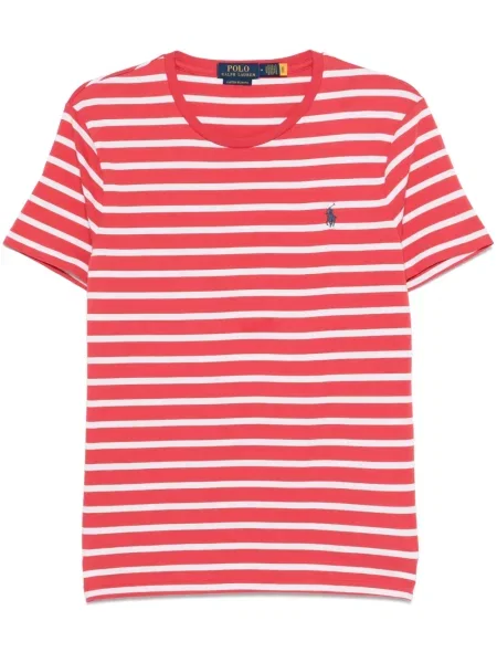 Ριγέ μπλούζα Polo Ralph Lauren με κέντημα μπλε