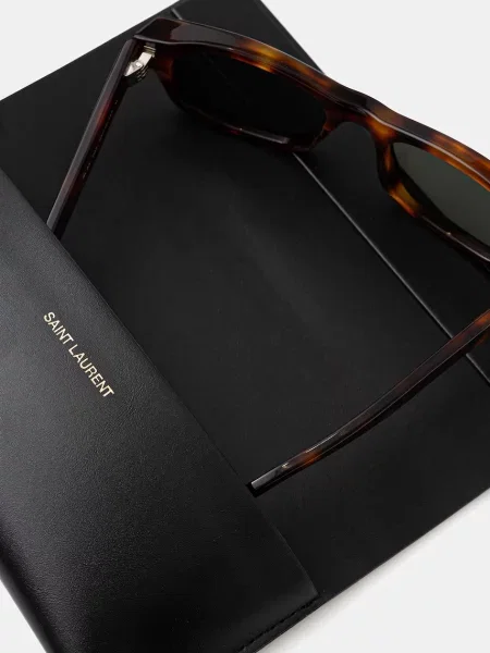 Солнцезащитные очки Saint Laurent коричневые
