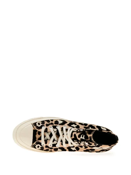 Sneakerși Converse Chuck 70 cu platformă cu imagine cu model leopard maro