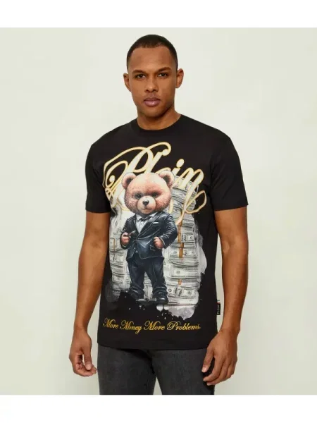 Philipp Plein Tricou Teddy Money negru