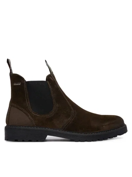 Велурени боти челси Barbour Patton мъжки кафяво