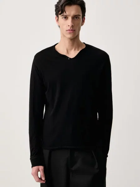 Zadig&Voltaire longsleeve MONASTIR czarna