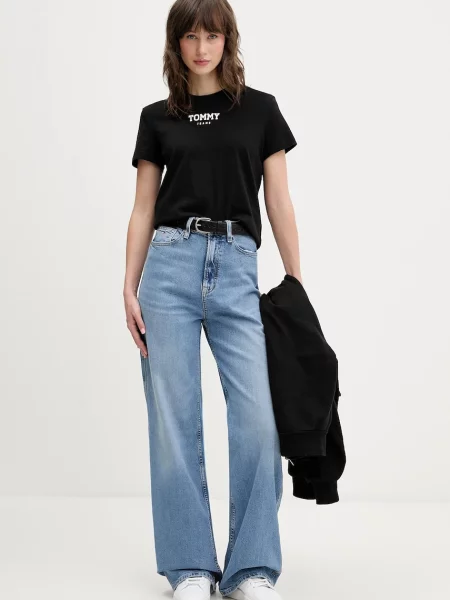 Tommy Jeans tričko čierna