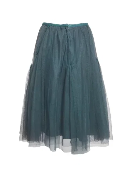 Fusta mini Allsaints din tul gri