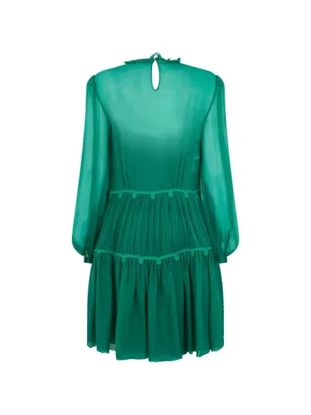 Rochie mini Alberta Ferretti din dantelă verde