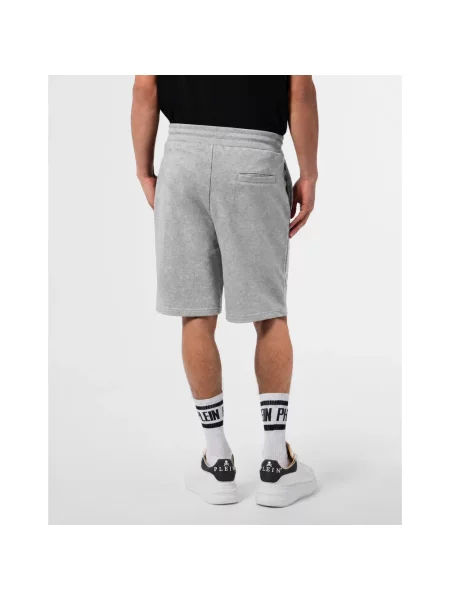 Szorty Philipp Plein polarowe szare