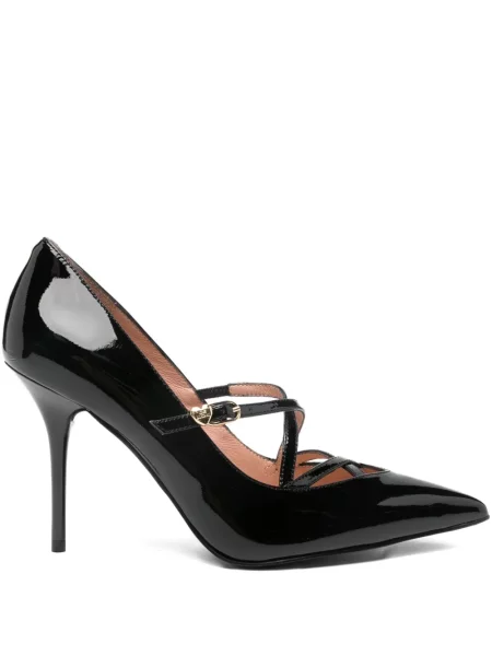 Pantofi cu toc Love Moschino din piele negru