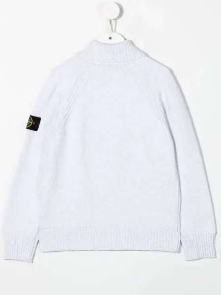 Sweter dziecięcy Stone Island szary