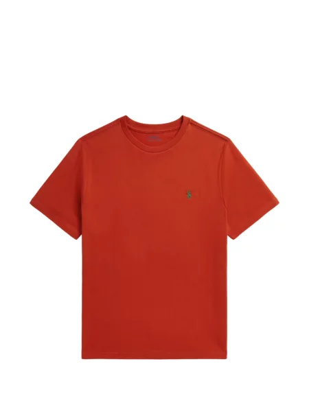 Koszulka polo dziecięca Polo Ralph Lauren pomarańczowa