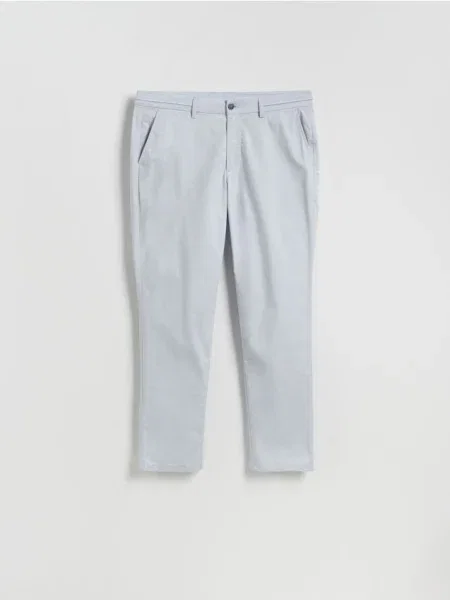Reserved Pantaloni chino slim uni albastru