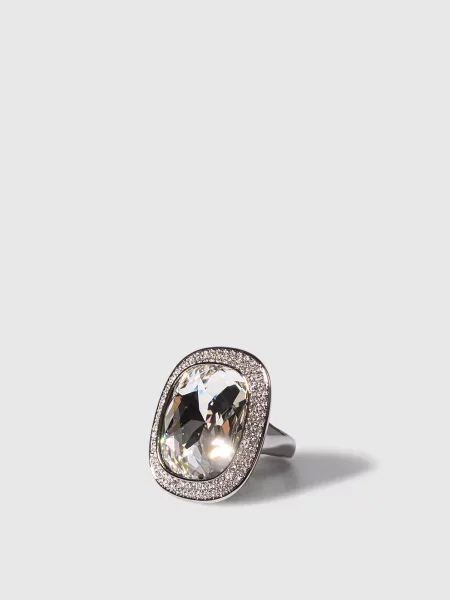 Срібляста каблучка Una Angelic Swarovski