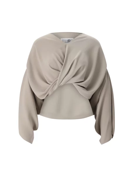 Bluzka Maison Margiela beżowa