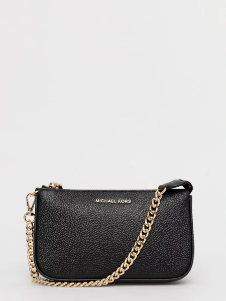 Michael Kors de piele geantă pe umăr negru