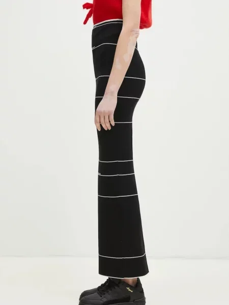 Φούστα VETEMENTS Knitted Maxi μαύρο