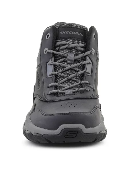 Členkové topánky Skechers sivá