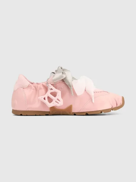 Naked Wolfe Adorable Pink Satin sneakers pentru femei roz