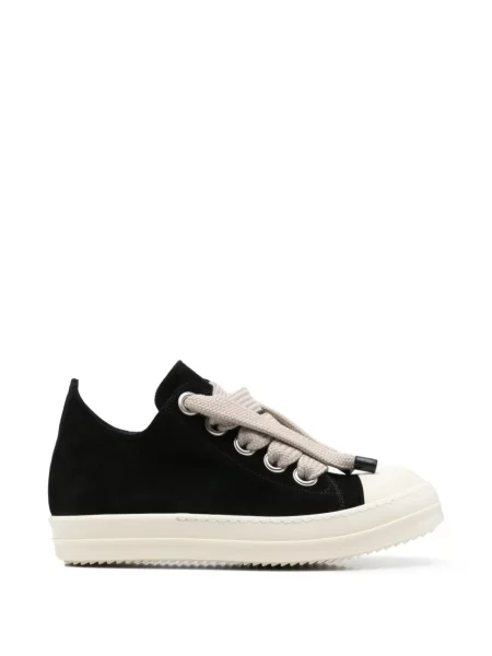 Sneakerși Rick Owens cu șireturi din dantelă negru