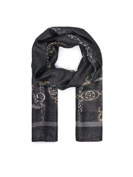GUESS Fular galben auriu / gri negru
