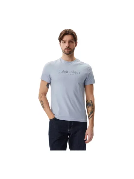 Koszulka Calvin Klein niebieska