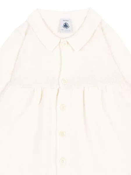 Φόρεμα Petit Bateau λευκό