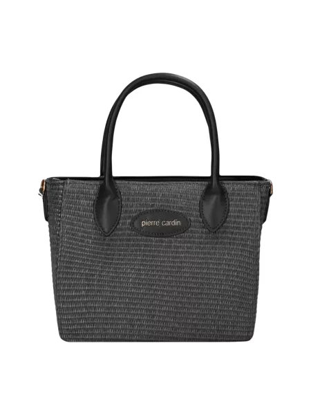 Torebka Pierre Cardin skórzana czarna