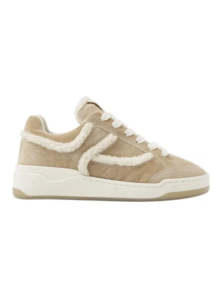 Sneakersy Via Vai skórzane beżowe