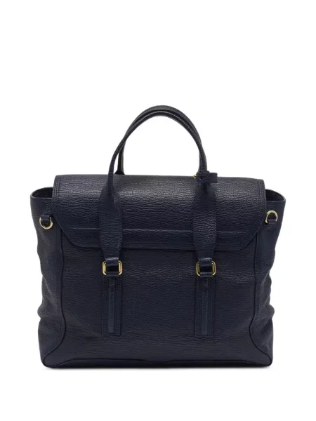 Geantă 3.1 Phillip Lim din piele albastru