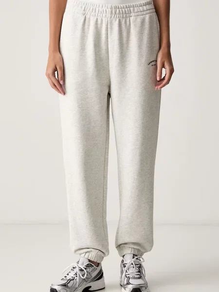 Le Privé spodnie dresowe VARSITY JOGGER szare