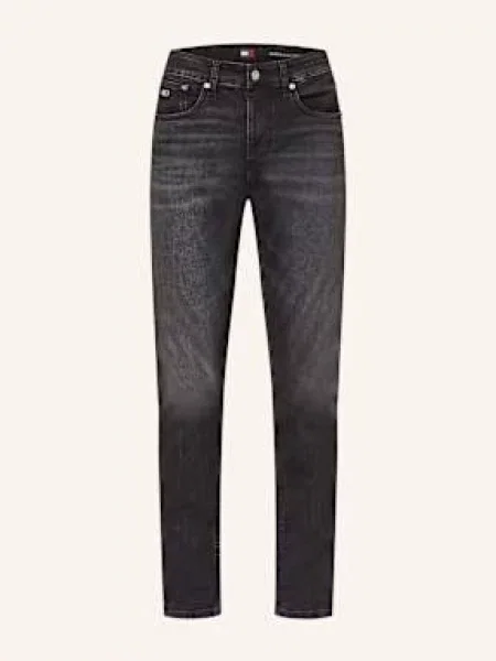 Tommy Jeans Džíny Austin Slim Tapered Fit denim black černé
