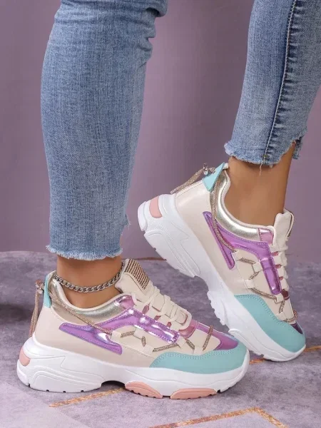 Sneakerși Resti alb