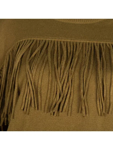 Sweter z golfem Trussardi do golfa brązowy