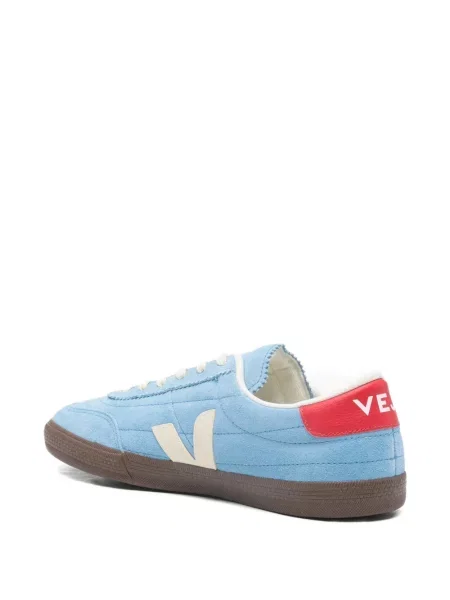Sneakerși Veja din piele de căprioară albastru