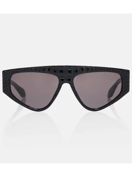 Top Alaïa fără toc cu autograf negru