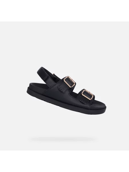 Sandale Geox J Sandal Foammentera D negru
