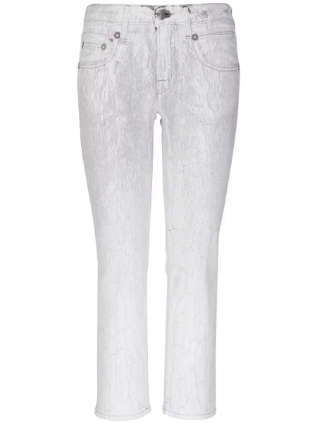 Dětské straight fit džíny R13 šedé