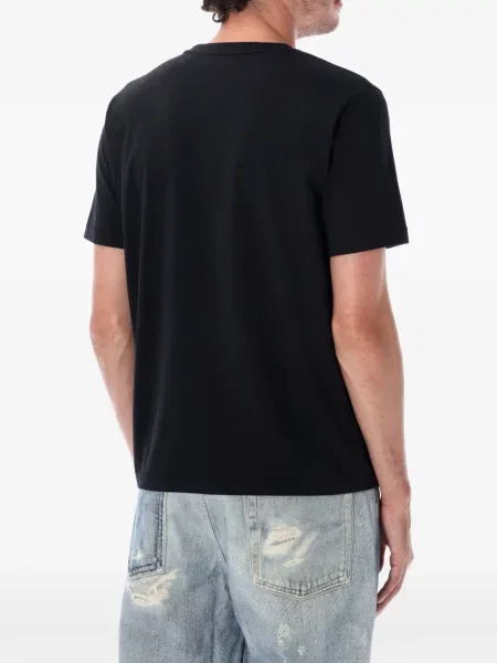 Tricou Off-white cu broderie alb