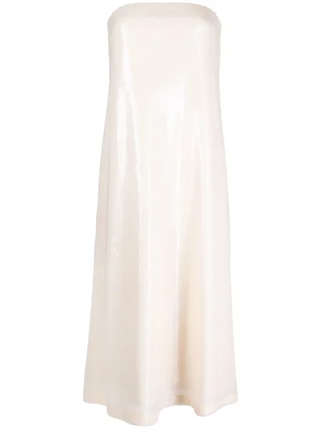 Przezroczysta sukienka midi Rokh do kolan garniturowa