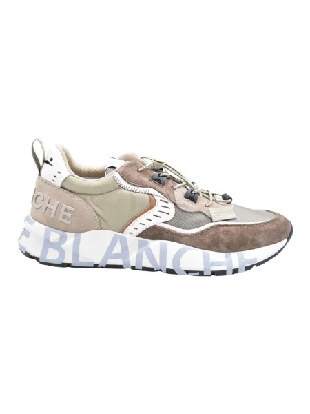 Sneakersy Voile Blanche skórzane brązowe