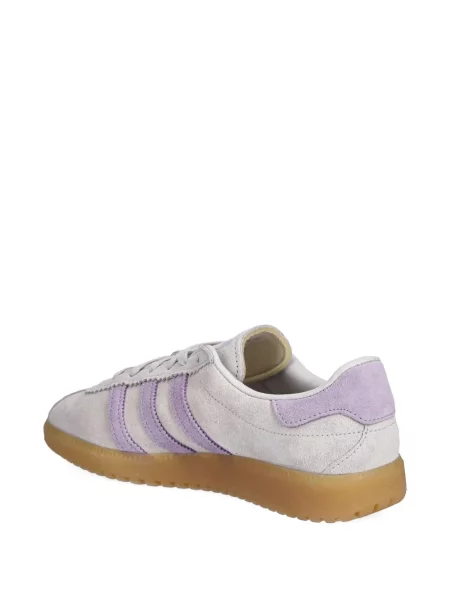 Ριγέ μισό φερμουάρ sneakers Adidas EQT σουέντ μαύρο