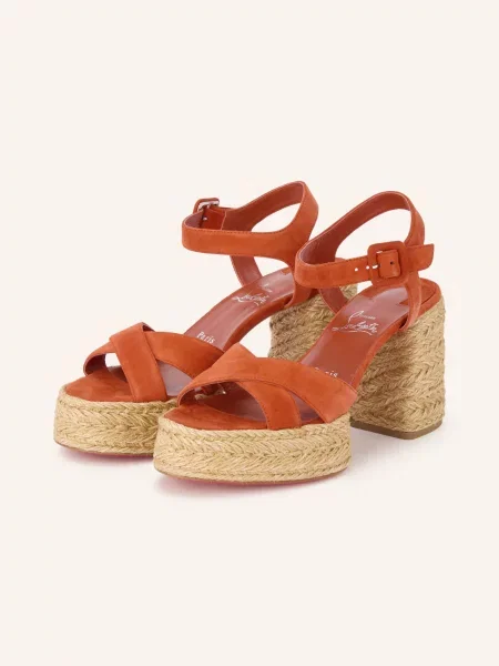 Christian Louboutin Sandály Calakala 85 tmavě oranžová