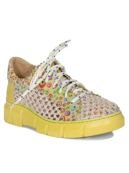 Kožené poltopánky Maciejka zelená