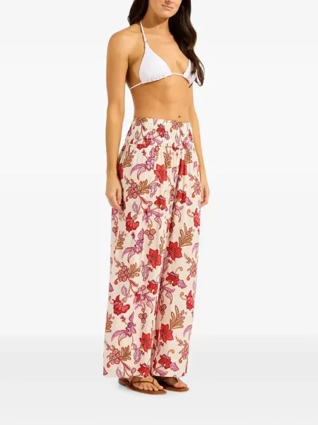 Φλοράλ παντελόνι Seafolly με σχέδιο